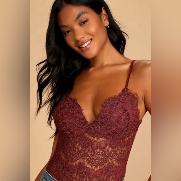 Lulus Reminiscing on Romance Lace Bodysuit - Picture 4 of 11